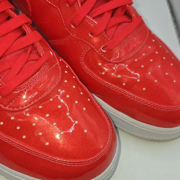 Nike Nike Air Force 1 Mid '07 LV8 UV Mens Shoes, Size 12, Siren Red, AO0702-600 - Picture 2 of 10